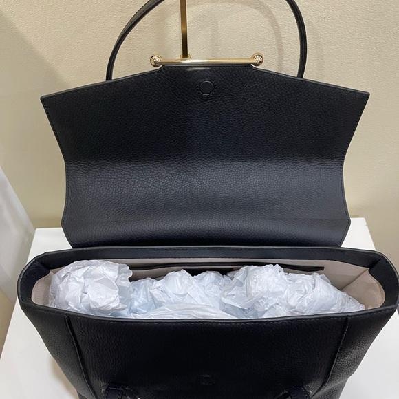 Strathberry Mosaic Black Leather Shoulder Bag - Picture 6 of 8